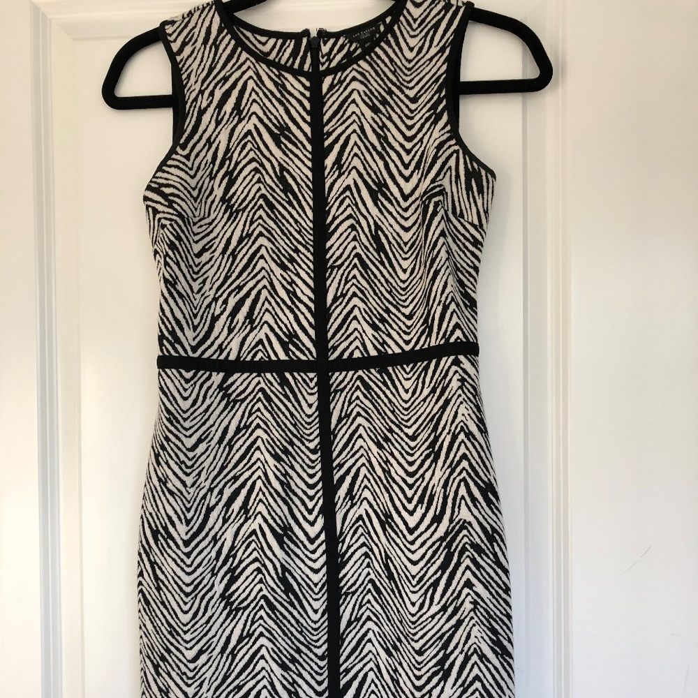 Ann Taylor Black & White Dress